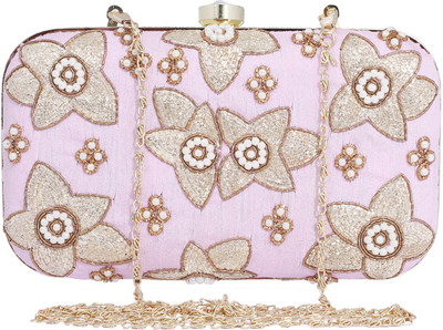 

Ambbi Collections Party Pink Clutch