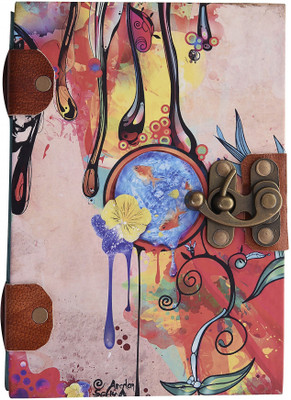 

Craft Play A5 Diary(Handmade Paper Diary, Multicolor)