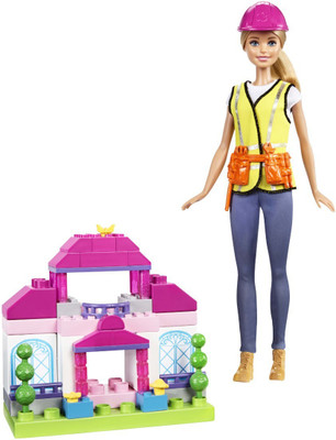 

Barbie Builder Doll & Playset(Multicolor)