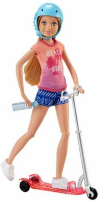 

Barbie Stacie and Scooter(Multicolor)