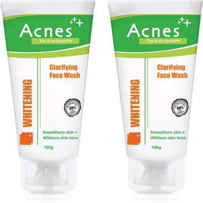 

Acnes Whitening Clarifying- (Pack of 2) Face Wash(100 g)