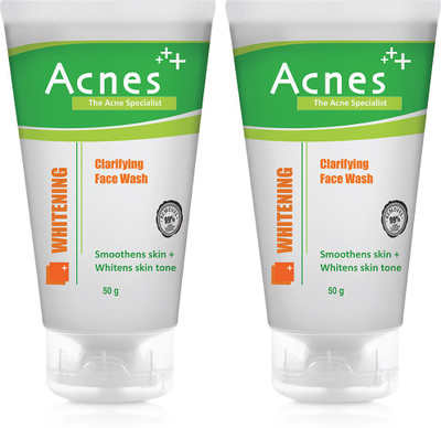 

Acnes Whitening Clarifying -50g (Pack of 2) Face Wash(50 g)