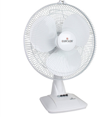 

Eurolex Aviator400 3 Blade Table Fan(White, Pack of 1)