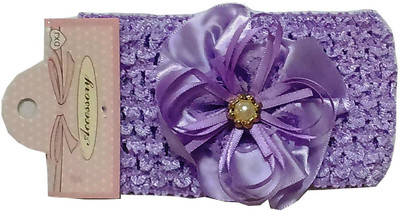 

Bunny Collections Purple Flower Hairband Head Band(Purple)