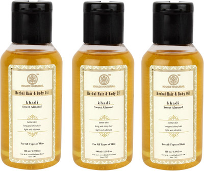 

Khadi Natural Sweet Almond Oil Hair Oil(300 ml)