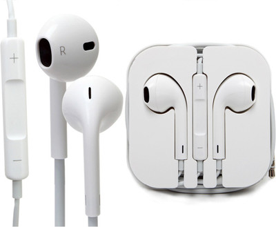 

Mocell EAR112 Wired Headset with Mic(White, In the Ear)