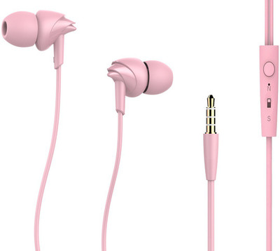 

Digifreaks Perfumed Universal 2 In 1 Wired Headset with Mic(Pink, In the Ear)