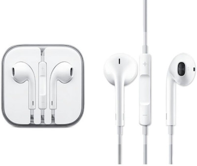 

Mocell MOAPLIPHER00O05 Wired Headset with Mic(White, In the Ear)
