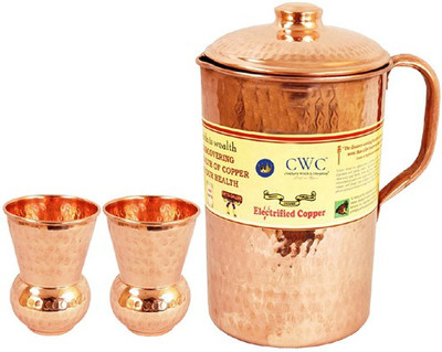 

Crockery Wala And Company Water Jug Set(0.375 L, Pack of 3)