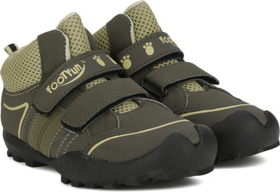 

Footfun by Liberty Boys & Girls Velcro Casual Boots(Brown