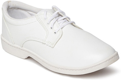 Paragon Boys Lace Formal Boots(White