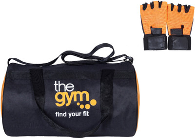 

Dee Mannequin Exclusive Gym Bag & Gym Gloves Combo Gym & Fitness Kit