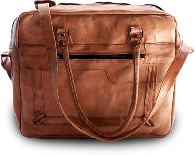 

World's Trendz 12 inch Laptop Backpack(Brown)