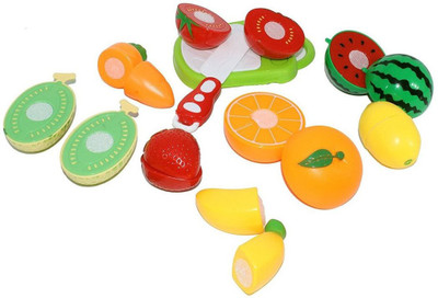 

Munchkinz Sliceable Fruits Cutting Play Toy Set With Velcro(Multicolor)