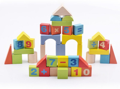 

Emob 38 Pcs Wooden Digital Blocks with Attractive Colour Puzzle Learning Game For Kids(Multicolor)