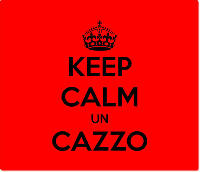 

Maison N Mode Keep Calm Cazzo Mouse Pad Mousepad(Multicolor)