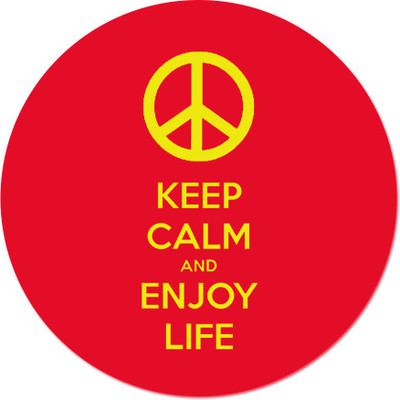 

Maison N Mode Keep Calm Enjoy Life Mouse Pad Mousepad(Multicolor)