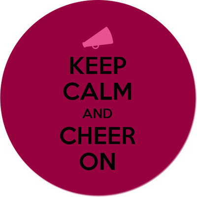 

Maison N Mode Keep Calm Cheer On Mouse Pad Mousepad(Multicolor)