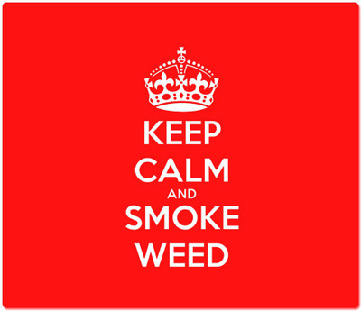 

Maison N Mode Keep Calm Smoke Weed Mouse Pad Mousepad(Multicolor)