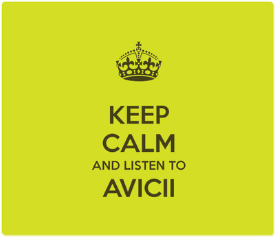 

Maison N Mode Keep Calm Avicii Mouse Pad Mousepad(Multicolor)