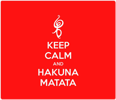 

Maison N Mode Keep Calm Matata Mouse Pad Mousepad(Multicolor)