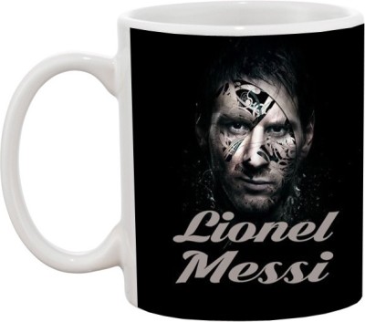 

Ashvah Lionel Messi Ceramic Mug(350 ml), White