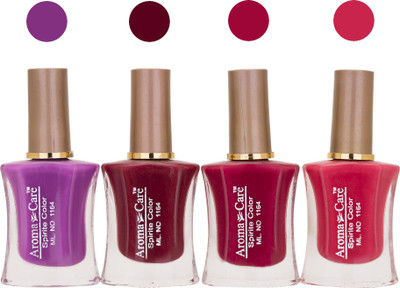 

Aroma Care Multicolor Matte Nail Polish Combo 5-17-18-33 Multicolor,(Pack of 12)