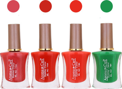 

Aroma Care Multicolor Matte Nail Polish Combo 44-551-564-603 Multicolor,(Pack of 12)