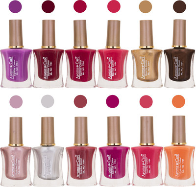 

Aroma Care Long Lasting Quick Dry Nail Polish Wholesale Combo 017 Multicolor,(Pack of 12)