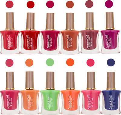 

Aroma Care Long Lasting Quick Dry Nail Polish Wholesale Combo 031 Multicolor,(Pack of 12)