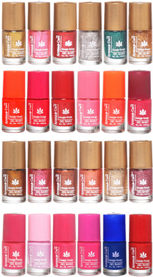 

Aroma Care Shiny and Modern Glitter Nail Polish Combo 012 Multicolor(Pack of 24)