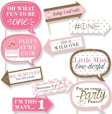 

PARTY PROPZ BIRTHDAY DECORATION/ PHOTOBOOTH SET OF 10/ BIRTHDAY PARTY SUPPLIES Photo Booth Board(Birthday, Party, Bachelorette)