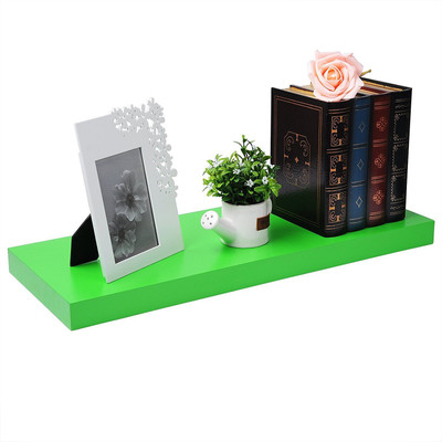 

Qesyas Single Floating wall shelf MDF Wall Shelf(Number of Shelves - 1, Green)