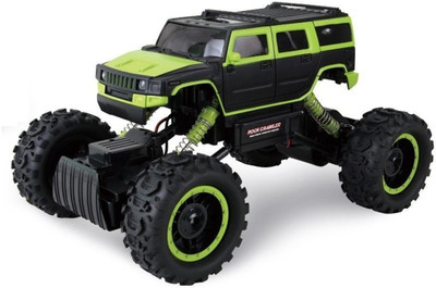 

Kris toy Road Rock Crawler Kids Remote Control Monster Truck Car(Black Green)