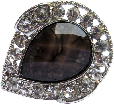 

urfashion Alloy Ring, Silver;black