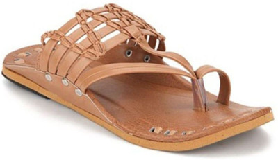 

Rajwari Men cream chappal Sandals