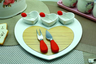 

Importwala Bowl Spoon Plate Ladle Serving Set