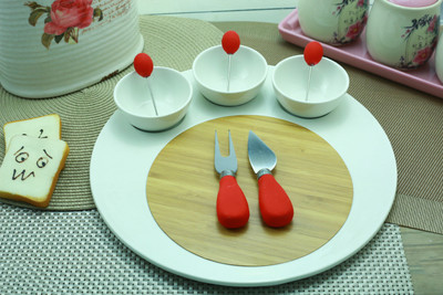 

Importwala Bowl Spoon Plate Ladle Serving Set