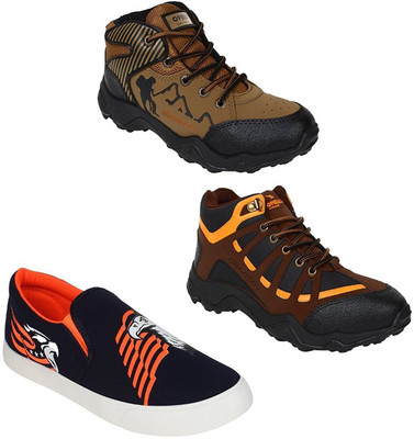 

Chevit Men's Trio Pack of 3 Casual Running Shoes (Sports Shoes & Loafers) Casuals For Men(Multicolor