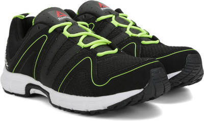 

REEBOK PERFORMANCE RUN Running Shoes For Men(Black, Green, Black/neon yellow/wht