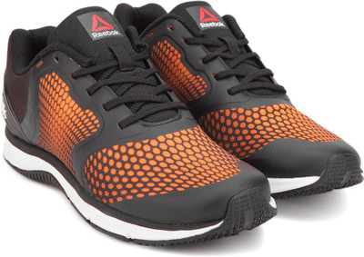 REEBOK SPRINT RUN Running Shoes For Men(Black, Orange, Blk/wild orange/wht