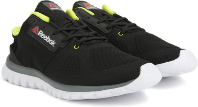 

REEBOK SUBLITE AIM 2.0 Running Shoes For Men(Black, Blk/solar green/wht