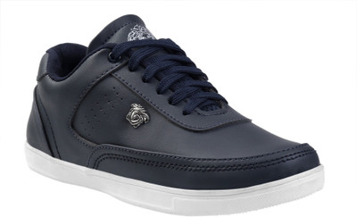 

JK Port Men New Casual Faux Leather Sneakers For Men(Blue