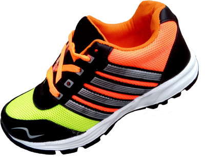 

Stylotrendz Stylish Sports Running Shoes For Men(Orange, Green, Black, Multicolor
