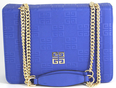 

Swissport Girls Evening/Party Blue PU Sling Bag