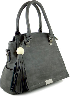 

Ripley Handbags Women Casual Grey Leatherette Hand-held Bag