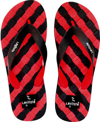 

Levitate Flip Flops, Black red