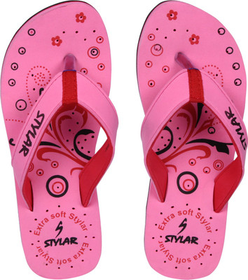 

Stylar Flip Flops, Pink