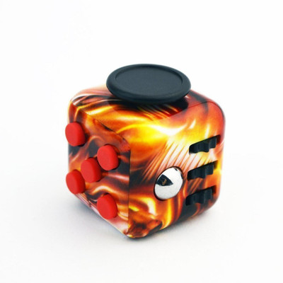 

Memore Memore Fidget Cube Toy For Anxiety Stress Helps Focusing Fidget Toy Focus Toy for Kids & Adults-Flames(Red)