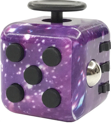 

Memore Memore Fidget Cube Toy For Anxiety Stress Helps Focusing Fidget Toy Focus Toy for Kids & Adults-Space-Sky(Purple)